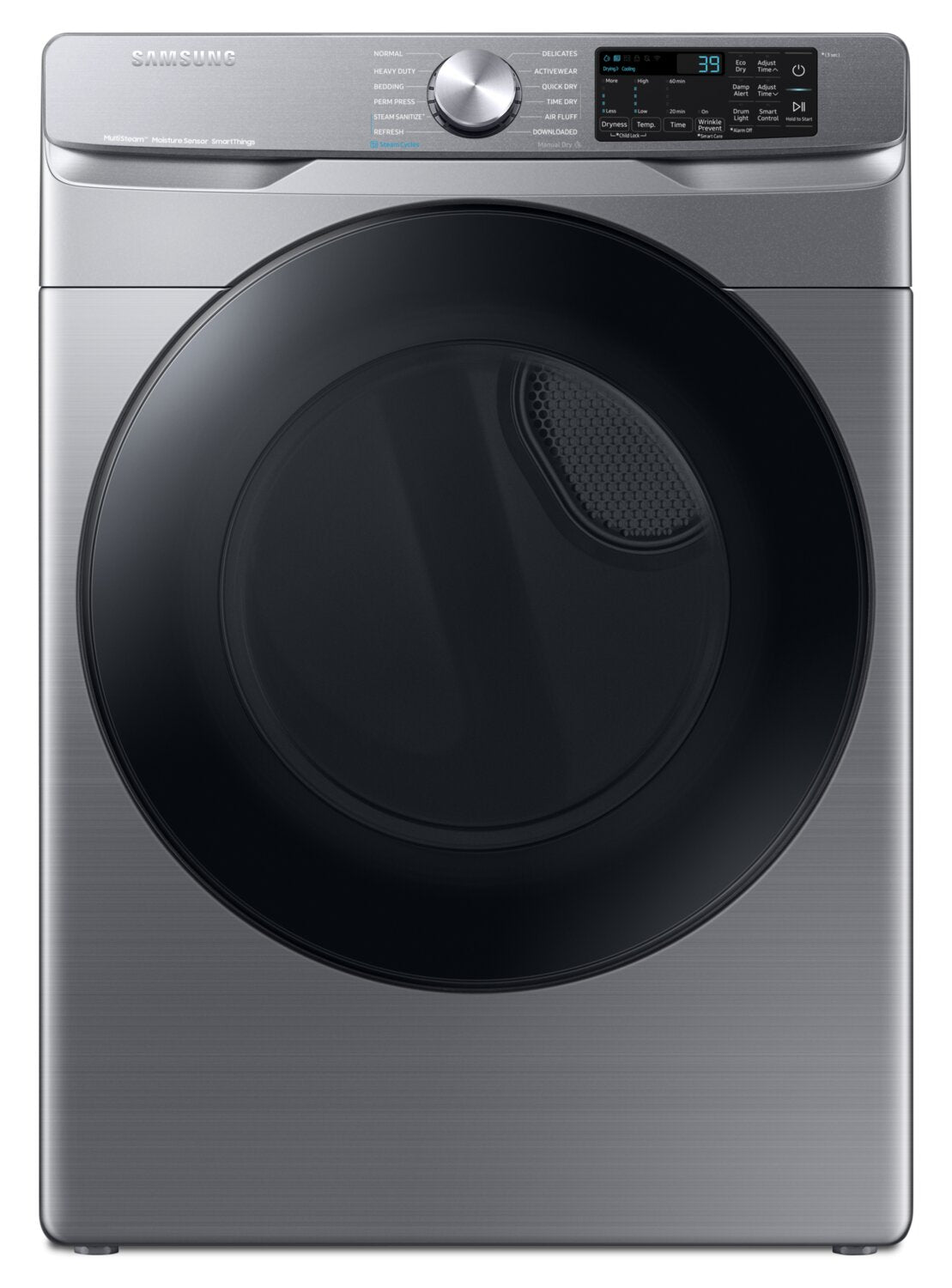 Samsung Electric Dryer with Steam Grey Stackable
