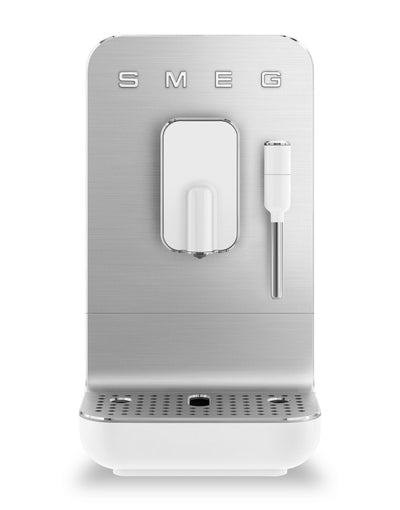 Smeg Fully Automatic Espresso Maker with Milk Wand - BCC12WHMUS|Machine à espresso Smeg entièrement automatique avec buse vapeur - BCC12WHMUS