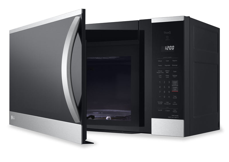 LG 1.8 Cu. Ft. Over-the-Range Microwave with EasyClean® and Sensor Cooking - Smudge Proof Stainless Steel - MVEM1825F