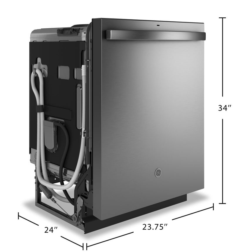 GE TopControl Dishwasher with Sanitize Cycle GDT650SYVFS The Brick