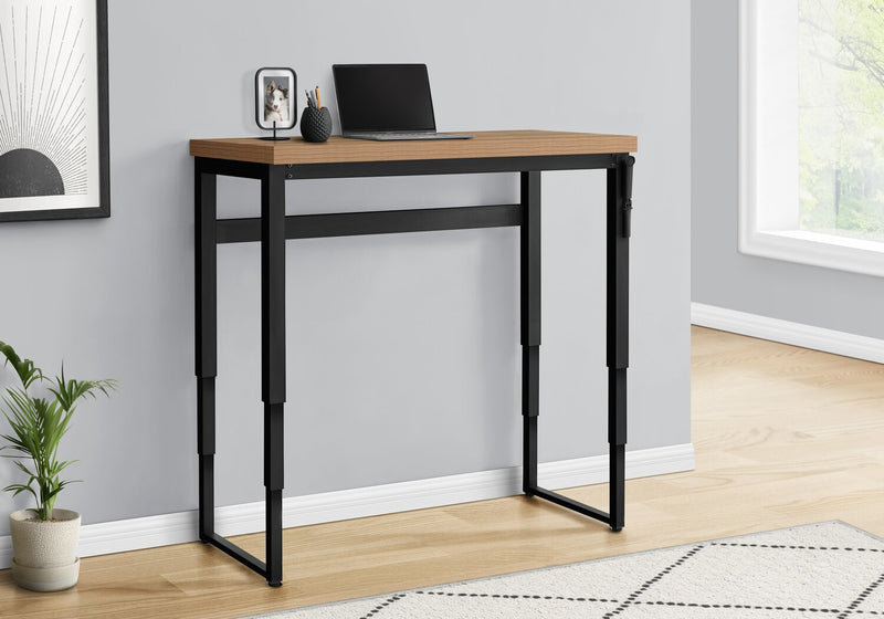 Kai 47.25\" Adjustable Height Office Desk - Brown