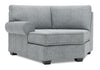 Sofa Lab Roll LAF Cuddler - Luna Pewter