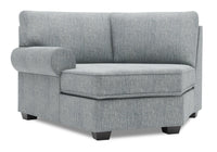Sofa Lab Roll LAF Cuddler - Luna Pewter 