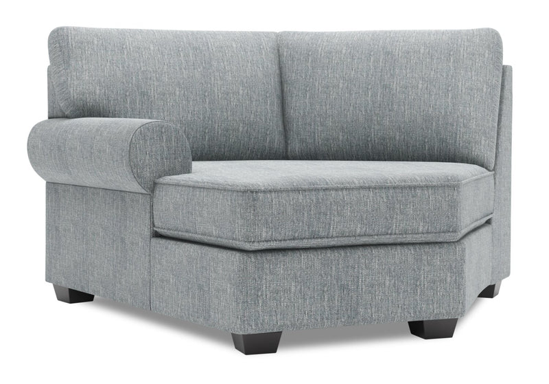 Sofa Lab Roll LAF Cuddler - Luna Pewter