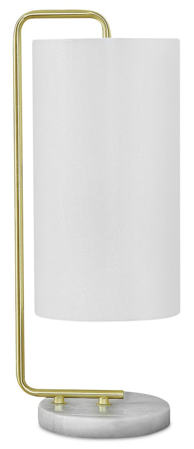 20" Gold with Marble Base Table Lamp|Lampe de table de 20 po dorée avec base en marbre