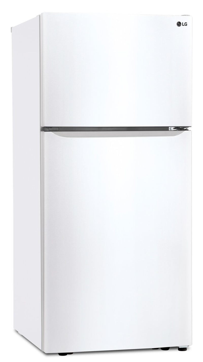 LG 30" 20 Cu. Ft. TopMount Refrigerator White LTCS20020W The Brick