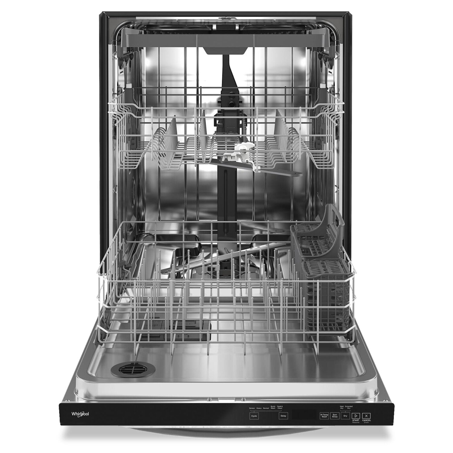 Third Rack Dishwasher With Silverware Rack In Door Whirlpool 24