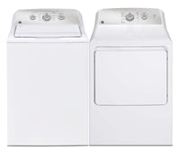 GE 4.4 Cu. Ft. Top-Load Washer and 6.2 Cu. Ft. Electric Dryer – White  