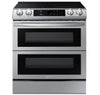 Samsung 6.3 Cu. Ft. Front Control Induction Range with Double Oven - NE63T8951SS/AC