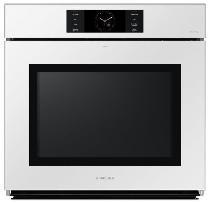 Samsung 30\" 5.1 Cu. Ft. Electric Single Wall Oven with AI Pro Cooking™ Camera and Air Sous Vide  - White - NV51CB700S12AA