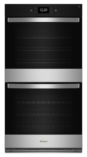 Whirlpool 8.6 Cu. Ft. Smart Double Wall Oven with Air Fry - WOED7027PZ | Four mural double intelligent Whirlpool de 8,6 pi³ avec friture à air - WOED7027PZ | WOED702Z