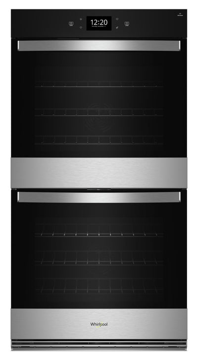 Whirlpool 27" 8.6 Cu. Ft. Electric Double Wall Oven with True Convection - Fingerprint Resistant Sta… | Four mural double électrique Whirlpool de 8,6 pi³ et de 27 po avec convection véritable - acier inox…