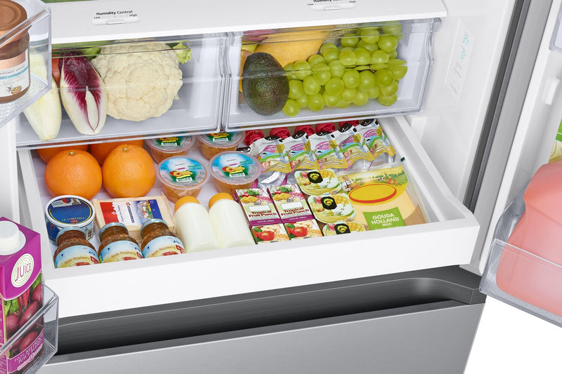 Samsung 30\" 22.1 Cu. Ft. French-Door Refrigerator - Stainless Steel - RF22A4111SR/AA