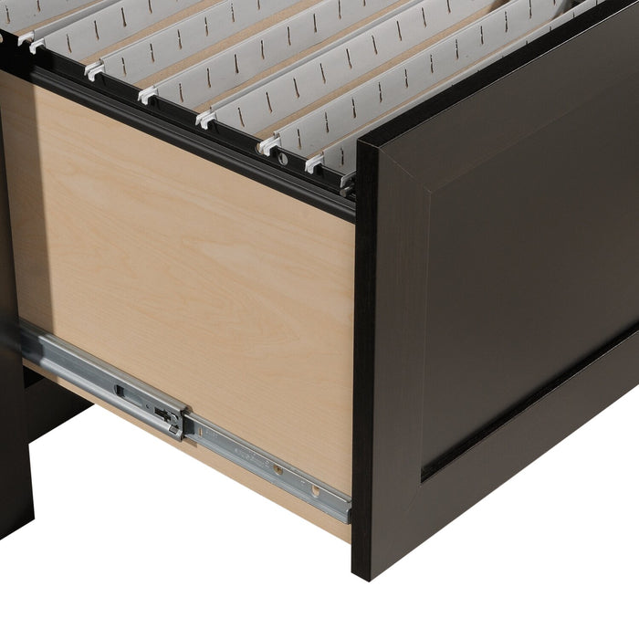 Cayla 33.39\" 2-Drawer Filing Cabinet - Estate Black