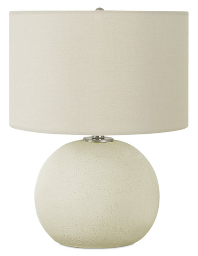 18" Cream Ceramic Table Lamp|Lampe de table de 18 po en céramique crème