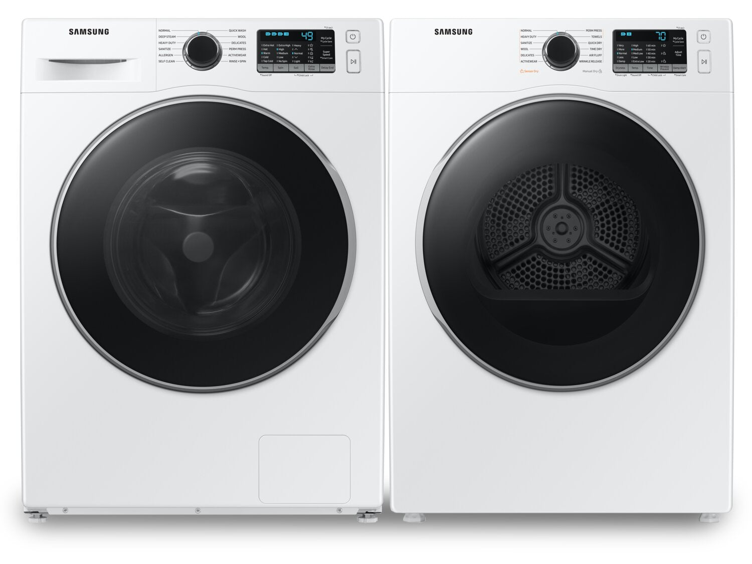 Samsung Front-Load Washer and Electric Dryer - Main Image