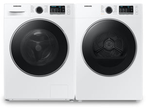 Samsung 2.9 Cu. Ft. Front-Load Washer and 4 Cu. Ft. Electric Dryer - White