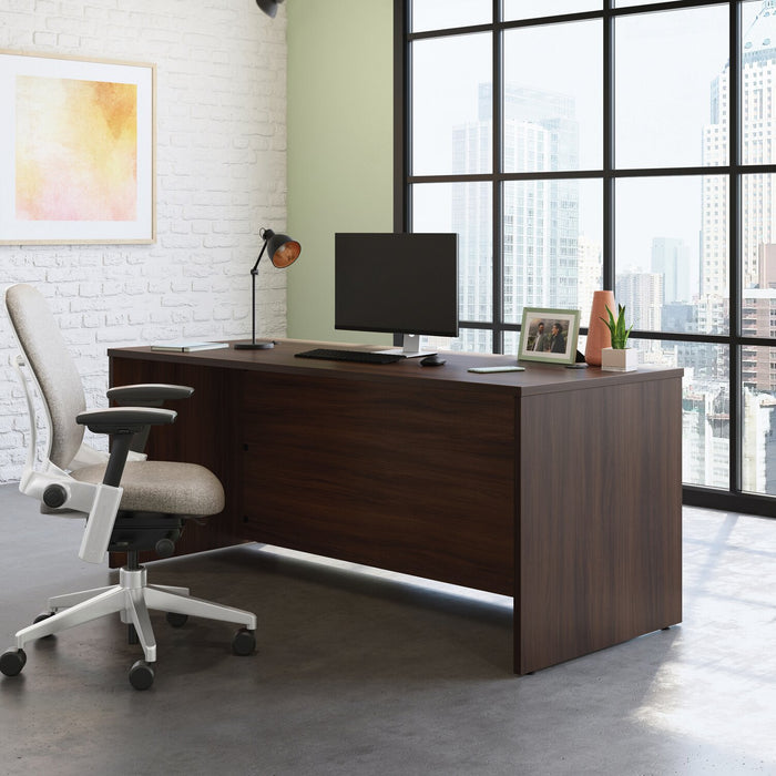 Affirm 71.10\" Commercial Grade Office Desk - Noble Elm