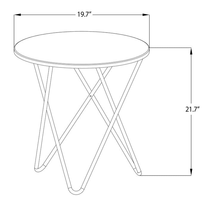 Spencer 20\" Accent Table - Brown