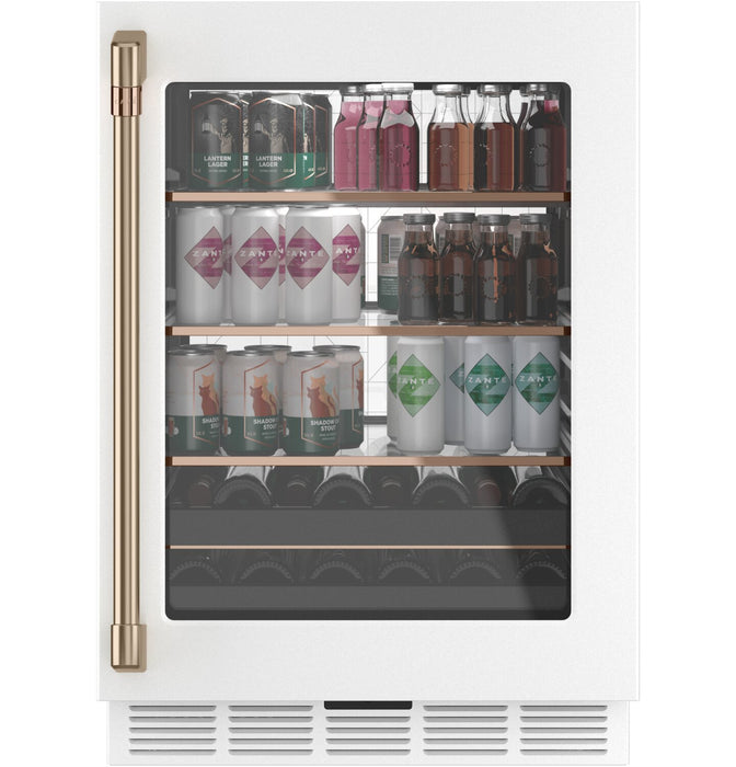 Cafe 24\" 5.1 Cu. Ft. Beverage Centre Refrigerator - White - CCP06BP4PW2