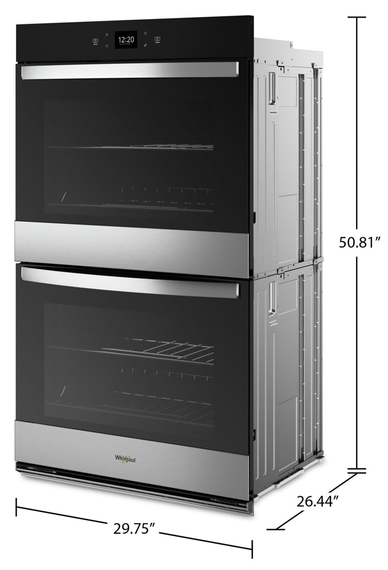 Whirlpool 10 Cu Ft Smart Double Wall Oven Woed5030lz The Brick