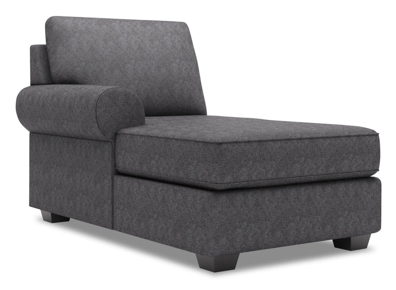 Sofa Lab Roll LAF Chaise - Luxury Charcoal