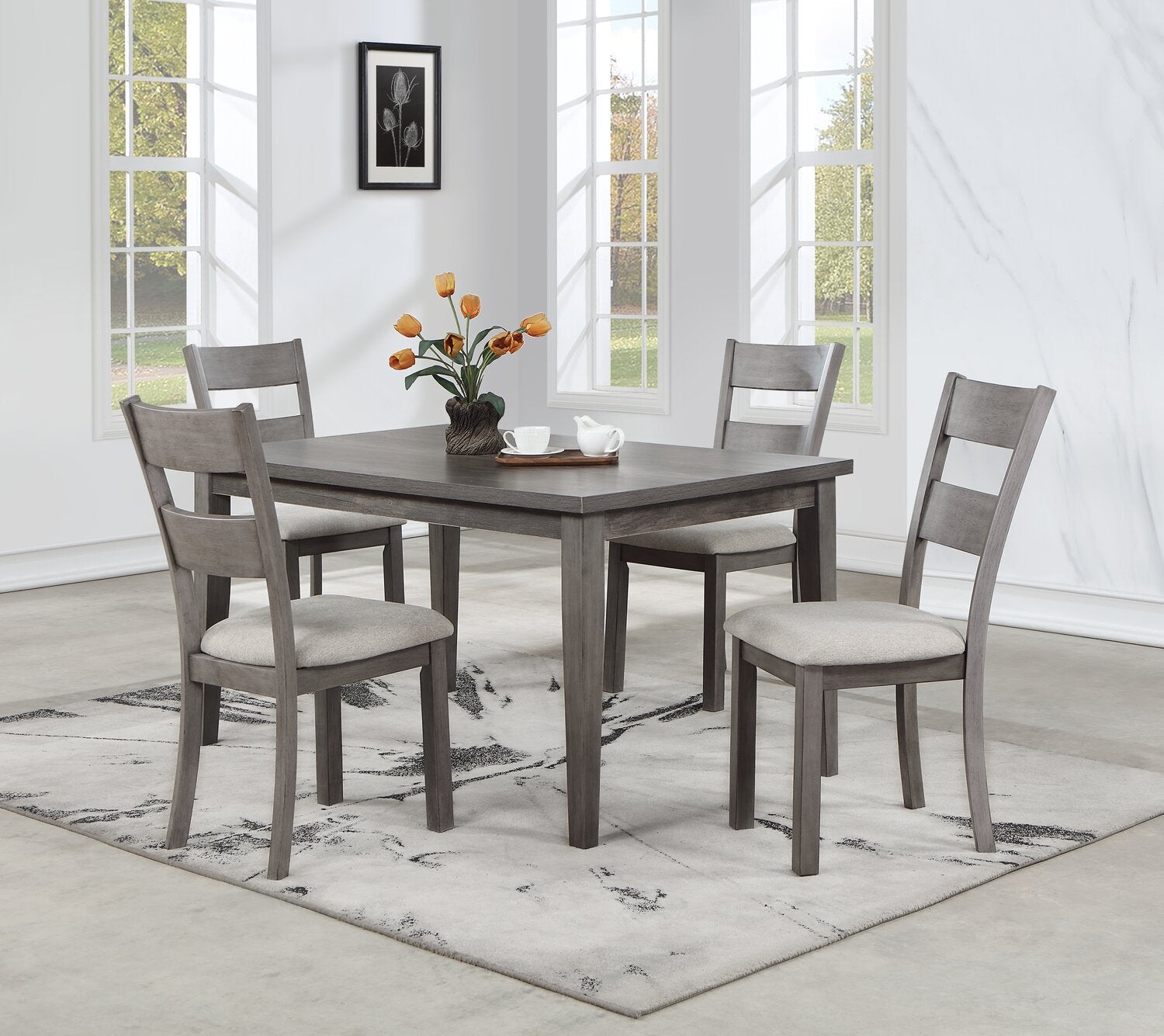 Dining Room Dining Chairs At The Brick Talia 7pc Dining Set With