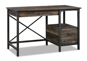 Lewis Desk - Carbon Oak 