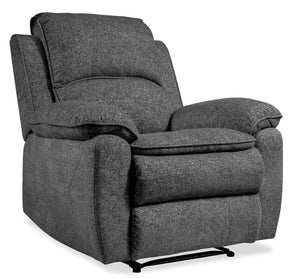 Chandler Chenille Recliner - Grey