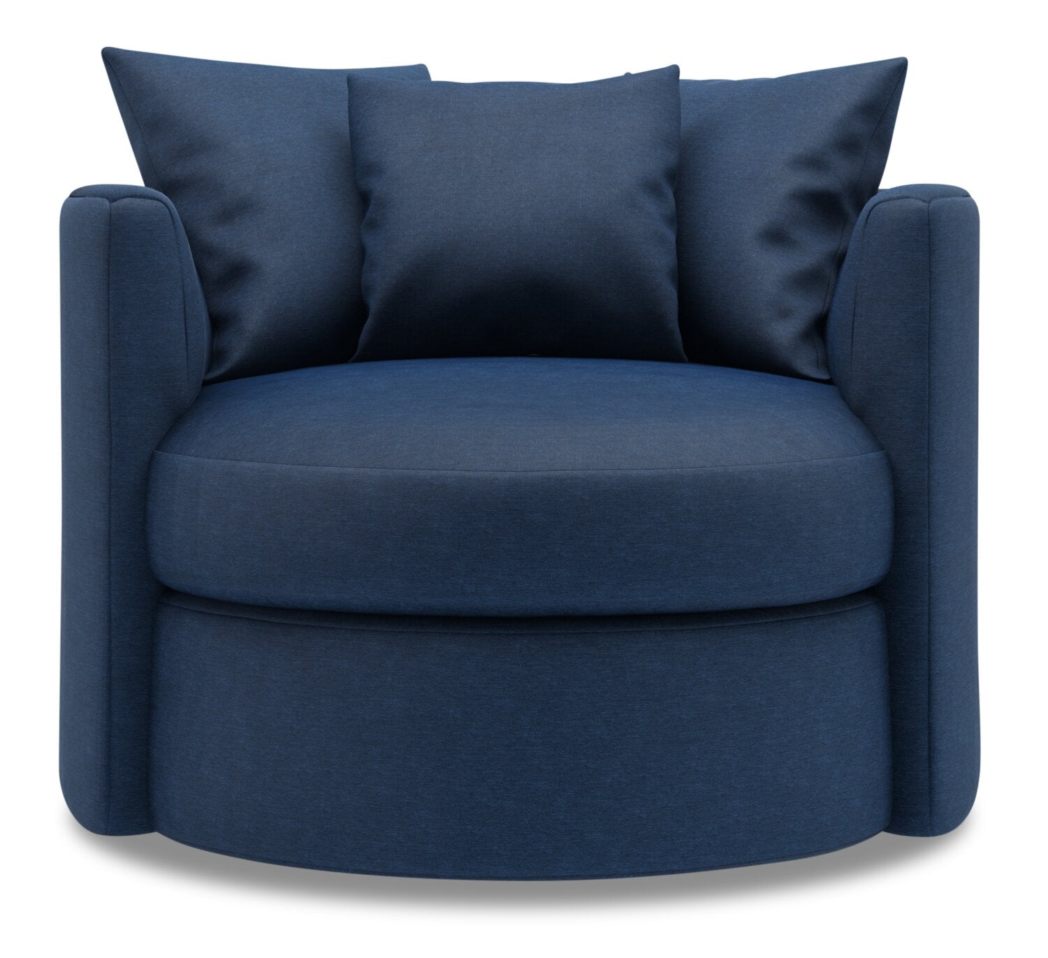 Canadian Made Sofa Lab Customizable 41 Pax Navy Blue Linen Look Fa. The Brick