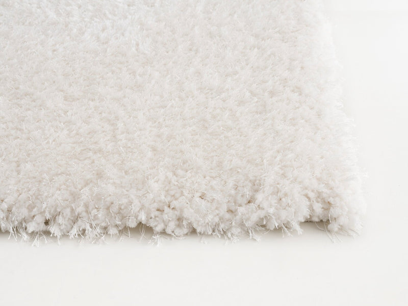 Lawson White Shag Area Rug - 5' x 7'