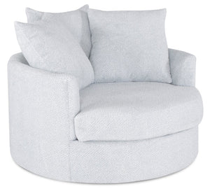 Grande Chenille Cuddler Chair - Teddy Star