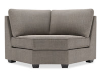 Sofa Lab Roll Curved Wedge - Luna Smoke