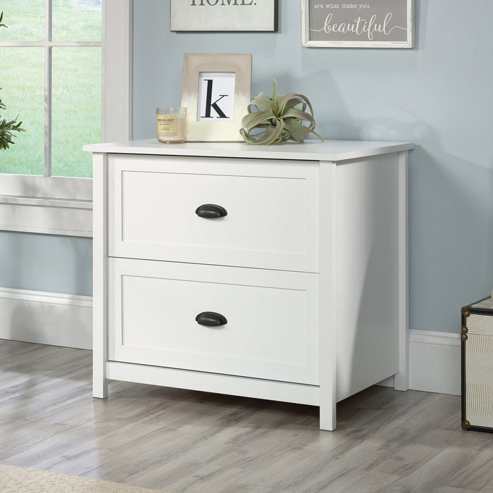 Cayla 33.39\" 2-Drawer Filing Cabinet - Soft White