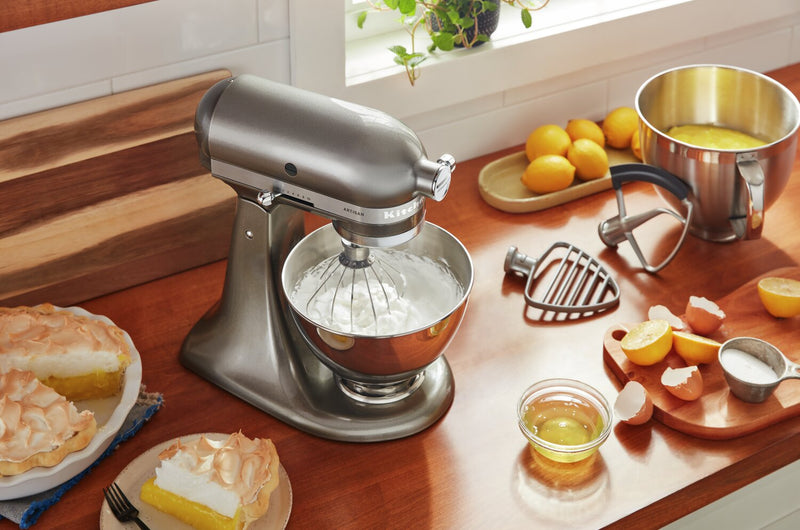 KitchenAid Artisan Series Tilt-Head Stand Mixer with Premium Accessory Pack - KSM195PSMS
