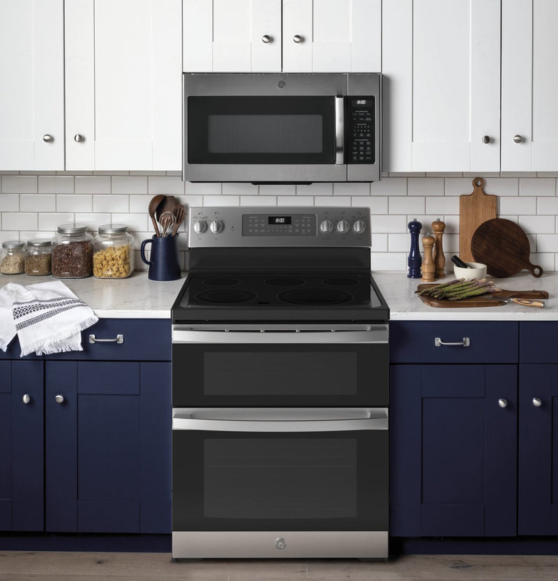 GE 6.6 Cu. Ft. DoubleOven Freestanding Electric Range JBS86SPSS