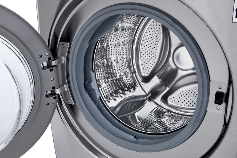 LG 5.2 Cu. Ft. Smart Front-Load High-Efficiency Steam Washer - Graphite Steel - Stackable - WM3850HVA
