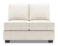 Sofa Lab Roll Armless Loveseat - Luxury Sand 