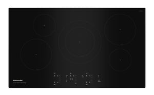 KitchenAid 36" Sensor Induction Cooktop - KCIG556JBL | Surface de cuisson à induction par capteur KitchenAid de 36 po - KCIG556JBL | KCIG556B