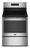 Maytag 5.3 Cu. Ft. Electric Range with Air Fry and AquaLift® - Fingerprint Resistant Stainless Steel - YMER7700LZ