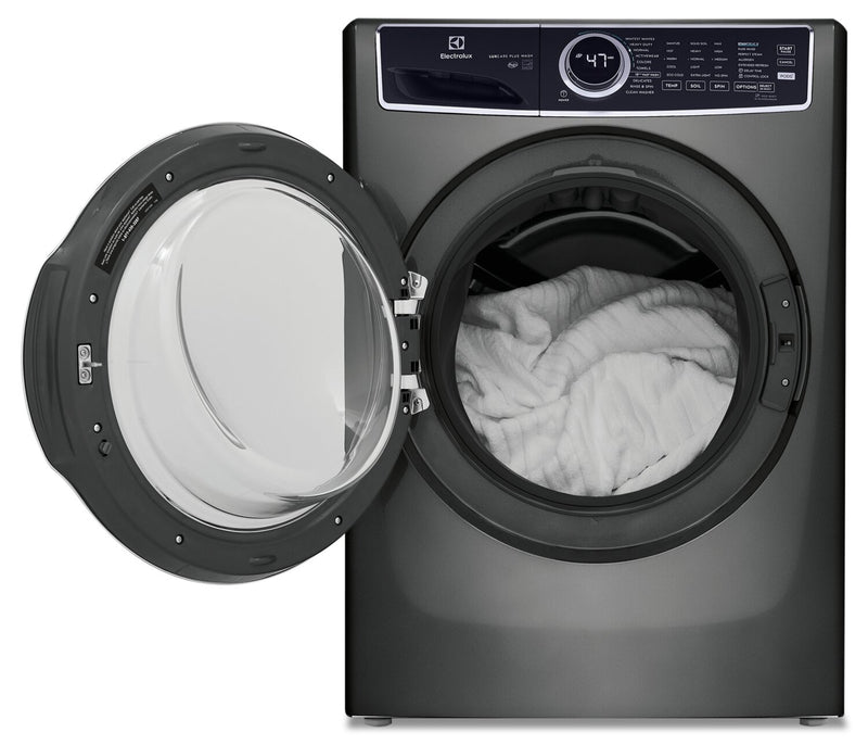 Electrolux 4.5 Cu. Ft. Front-Load High-Efficiency Steam Washer - Titanium - Stackable - ELFW7537AT