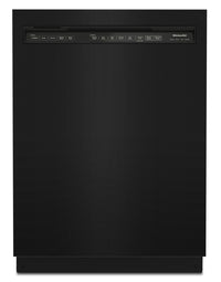 KitchenAid 39 dB Front-Control Dishwasher with Third Level Rack - KDFE204KBL 