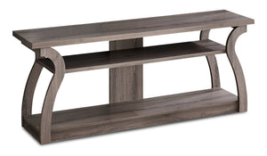 Monroe 60” TV Stand - Dark Taupe