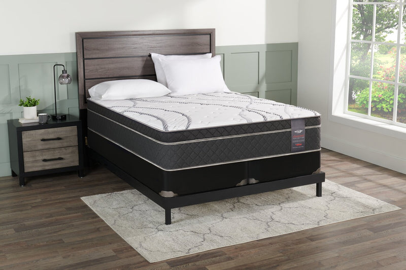 Springwall Radiant Eurotop Low-Profile King Mattress Set