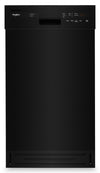 Whirlpool 18\" 50 dBA Built-In Front-Control Dishwasher - Black - WDPS5118PB