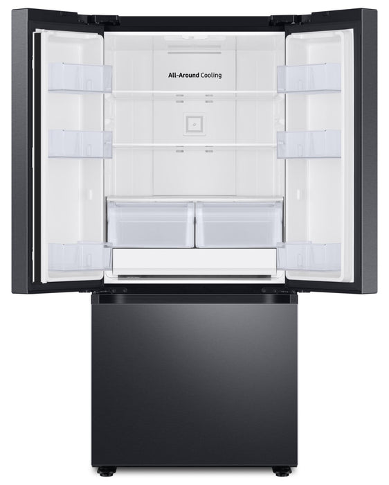 Samsung 30\" 22.1 Cu. Ft. French-Door Refrigerator - Black Stainless Steel - RF22A4111SG/AA