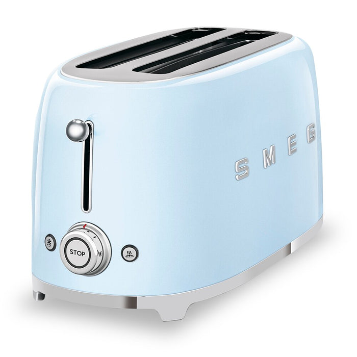 Seb Toaster Smeg 4-Slice Long-Slot Toaster - TSF02PBUS - The Brick