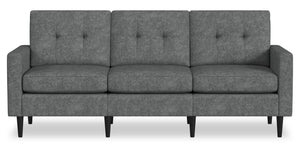 BLOK Modular Tuxedo Arm Sofa – Steel