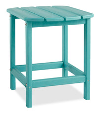 Bask Patio End Table - Aqua 