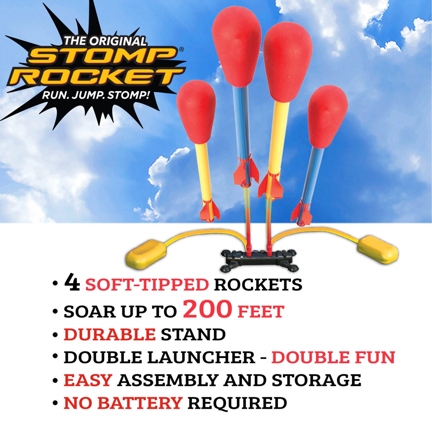 Original Stomp Rocket® Dueling Rockets™ - The Brick